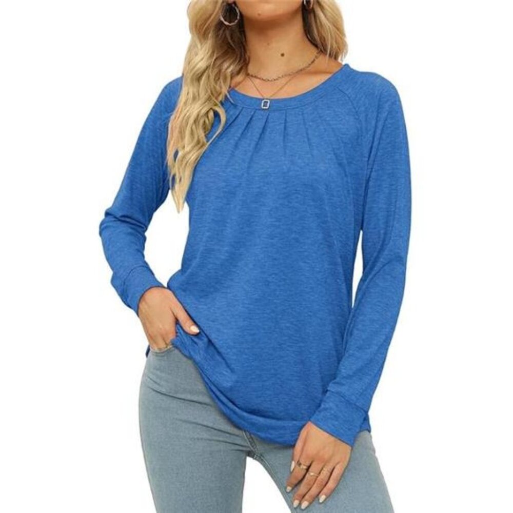 Women’s Long Sleeve Crew Neck Loose Casual Top